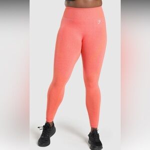 Gymshark Vital Seamless Orange Marl Leggings